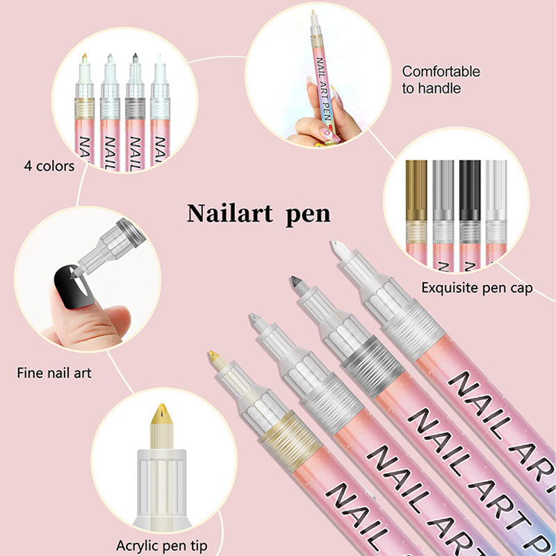 🎁Kit de 12 Stylos Professionnels pour Nail Art