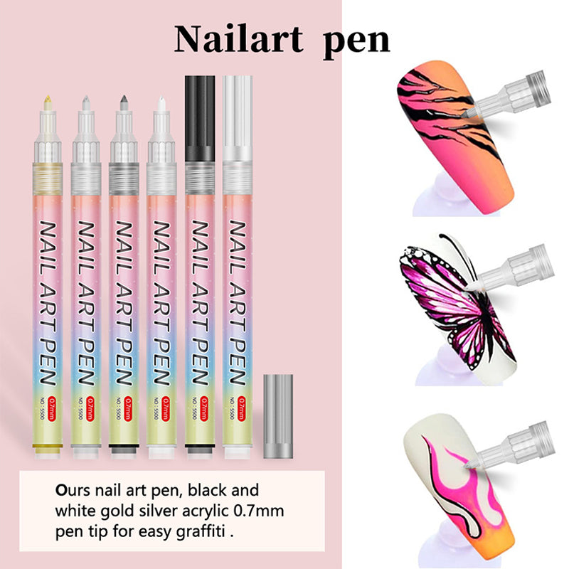 🎁Kit de 12 Stylos Professionnels pour Nail Art