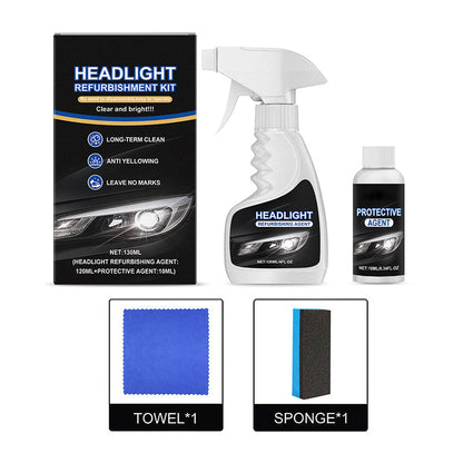 Kit de Rénovation des Phares - Redonne Éclat et Clarté, Protection UV Longue Durée