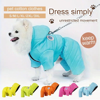 🐶Combinaison hiver pour chien🎄Polaire douce, coupe-vent & fermeture éclair🧥