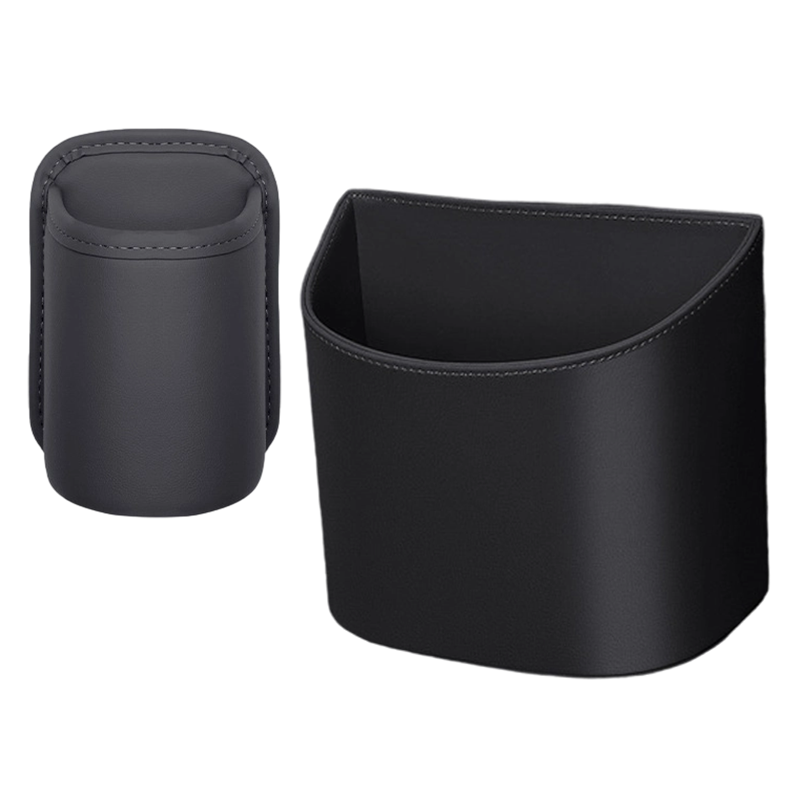 🔥-50% ! 🚗Porte‑gobelet universel en cuir PU pour voiture, fixation sûre, pour bouteilles & téléphones ☕✨