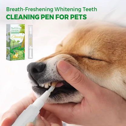 Stylo Nettoyant Dentaire Blanchissant et Rafraîchissant pour Animaux