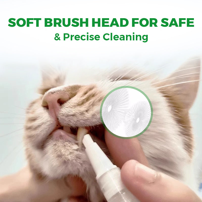Stylo Nettoyant Dentaire Blanchissant et Rafraîchissant pour Animaux