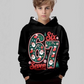 📢📢50% de réduction !!!🎅👕Sweats à capuche graphique de Noël « 67 » pour enfants