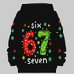 📢📢50% de réduction !!!🎅👕Sweats à capuche graphique de Noël « 67 » pour enfants