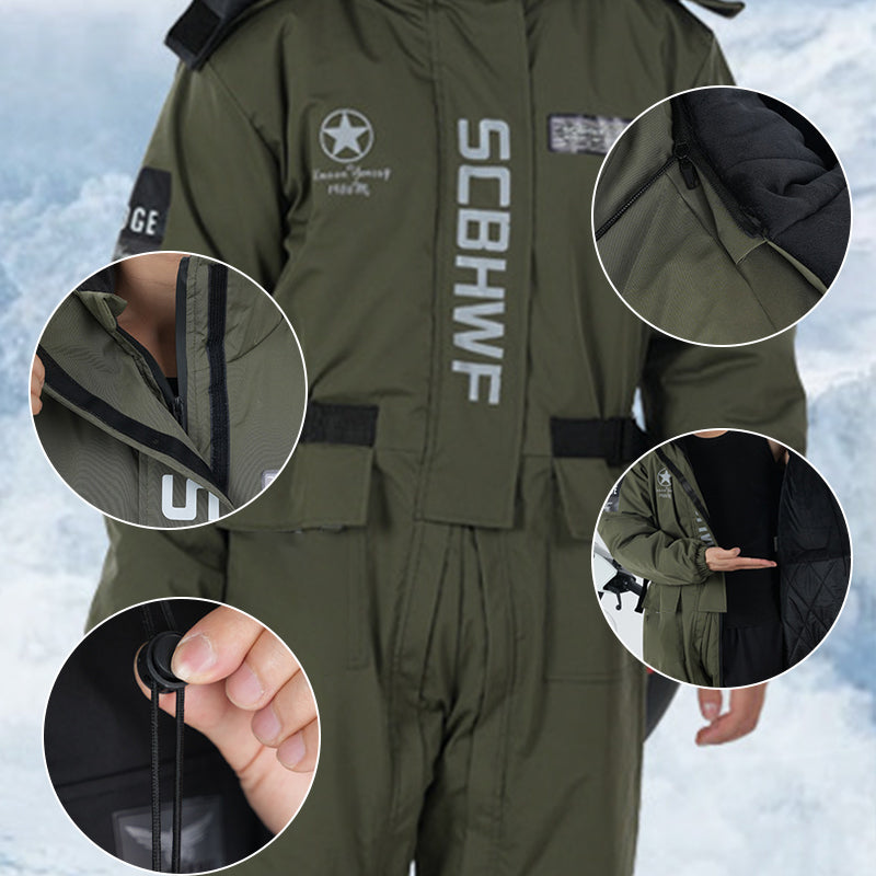 Combinaison d'Hiver Isolée pour La Conduite Extérieure