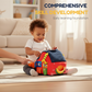 Maison de la Ferme Interactive en Peluche - Set de Jouets pour Enfants