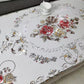 Nappe Imperméable et Oléofuge à Motif Floral - Protection de Table Multifonctionnelle