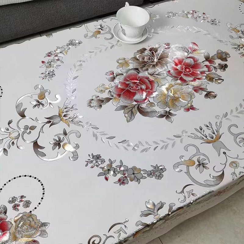 Nappe Imperméable et Oléofuge à Motif Floral - Protection de Table Multifonctionnelle
