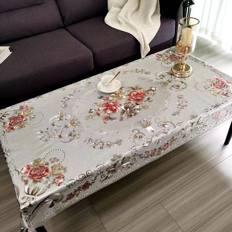 Nappe Imperméable et Oléofuge à Motif Floral - Protection de Table Multifonctionnelle