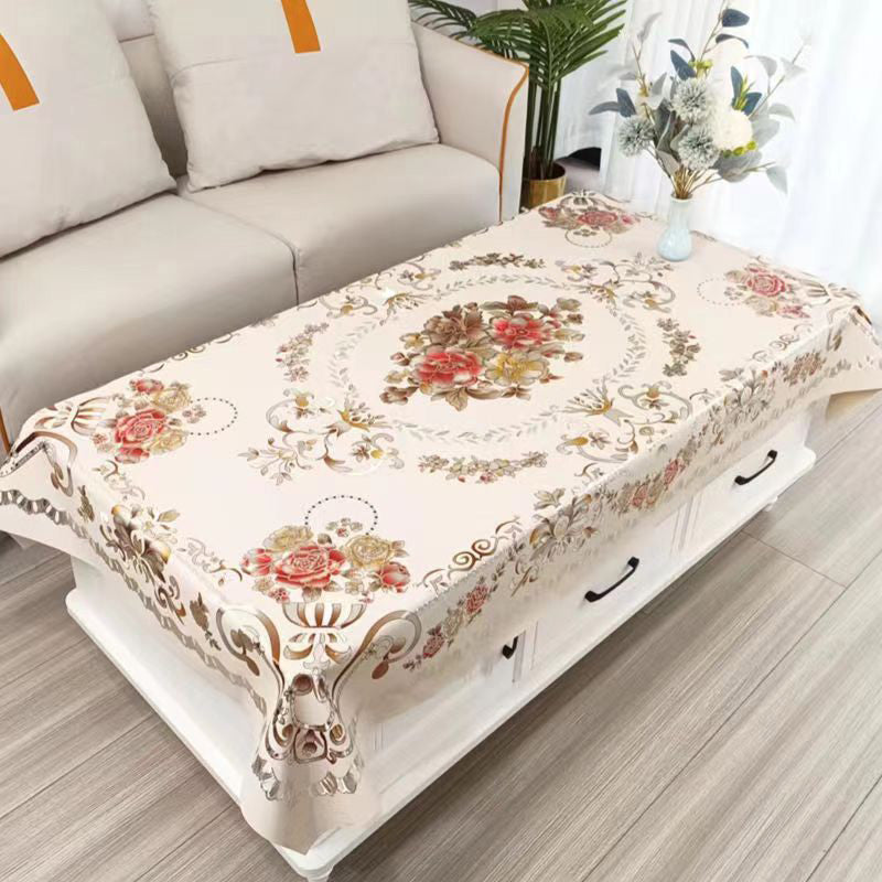 Nappe Imperméable et Oléofuge à Motif Floral - Protection de Table Multifonctionnelle