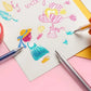 Set de Stylos Gel Pailletés Biodégradables - 8/12/18 Couleurs