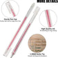 Set de Stylos Gel Pailletés Biodégradables - 8/12/18 Couleurs