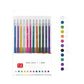 Set de Stylos Gel Pailletés Biodégradables - 8/12/18 Couleurs