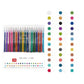 Set de Stylos Gel Pailletés Biodégradables - 8/12/18 Couleurs