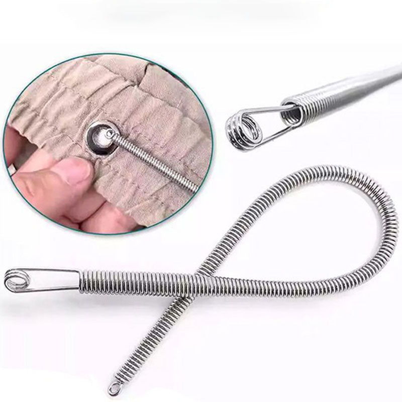 📢📢50% DE RÉDUCTION ! 🧵🔧 Outil Multifonctionnel Pliable pour Enfiler les Cordons – Acier Inoxydable, Flexible & Ultra-Pratique | Parfait pour Hoodies, Pantalons & Sacs ⚡