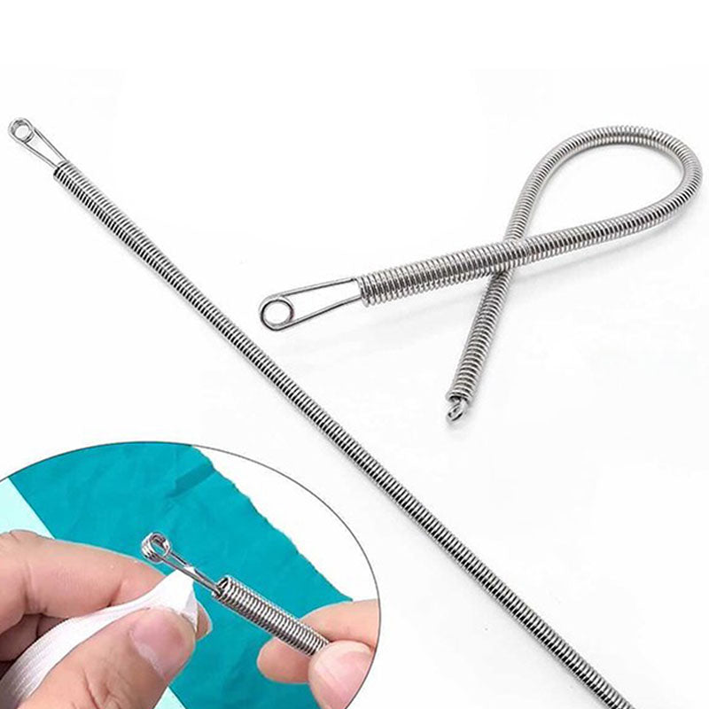 📢📢50% DE RÉDUCTION ! 🧵🔧 Outil Multifonctionnel Pliable pour Enfiler les Cordons – Acier Inoxydable, Flexible & Ultra-Pratique | Parfait pour Hoodies, Pantalons & Sacs ⚡