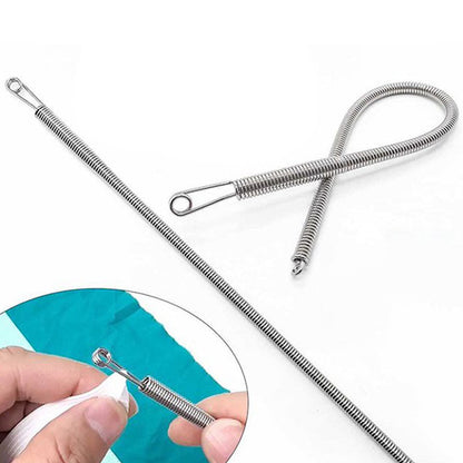 📢📢50% DE RÉDUCTION ! 🧵🔧 Outil Multifonctionnel Pliable pour Enfiler les Cordons – Acier Inoxydable, Flexible & Ultra-Pratique | Parfait pour Hoodies, Pantalons & Sacs ⚡