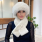 🎅Écharpe d'hiver Bonnet en peluche Combinaison chaude épaissie