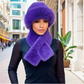 🎅Écharpe d'hiver Bonnet en peluche Combinaison chaude épaissie