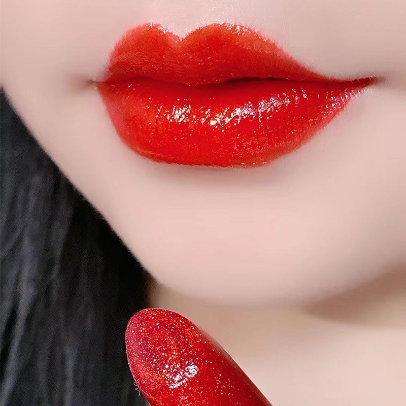 💄Rouge à Lèvres Pailleté Hydratant qui Change de Couleur – Double Couche, Longue Tenue & Activation Thermique