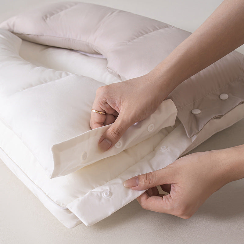 😴 PROMO FLASH : 50% DE RÉDUCTION ! Oreiller Cervical Double Couche – Hauteur Ajustable & Tissu Anti-Bactérien for un Sommeil Sain et un Soutien Précis ✨🛏️