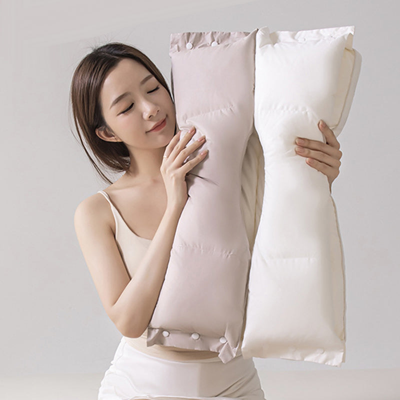 😴 PROMO FLASH : 50% DE RÉDUCTION ! Oreiller Cervical Double Couche – Hauteur Ajustable & Tissu Anti-Bactérien for un Sommeil Sain et un Soutien Précis ✨🛏️