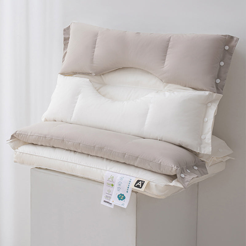 😴 PROMO FLASH : 50% DE RÉDUCTION ! Oreiller Cervical Double Couche – Hauteur Ajustable & Tissu Anti-Bactérien for un Sommeil Sain et un Soutien Précis ✨🛏️