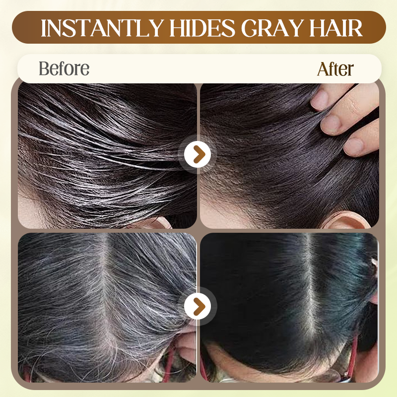 🌿Peigne instantané pour cheveux gris❤️