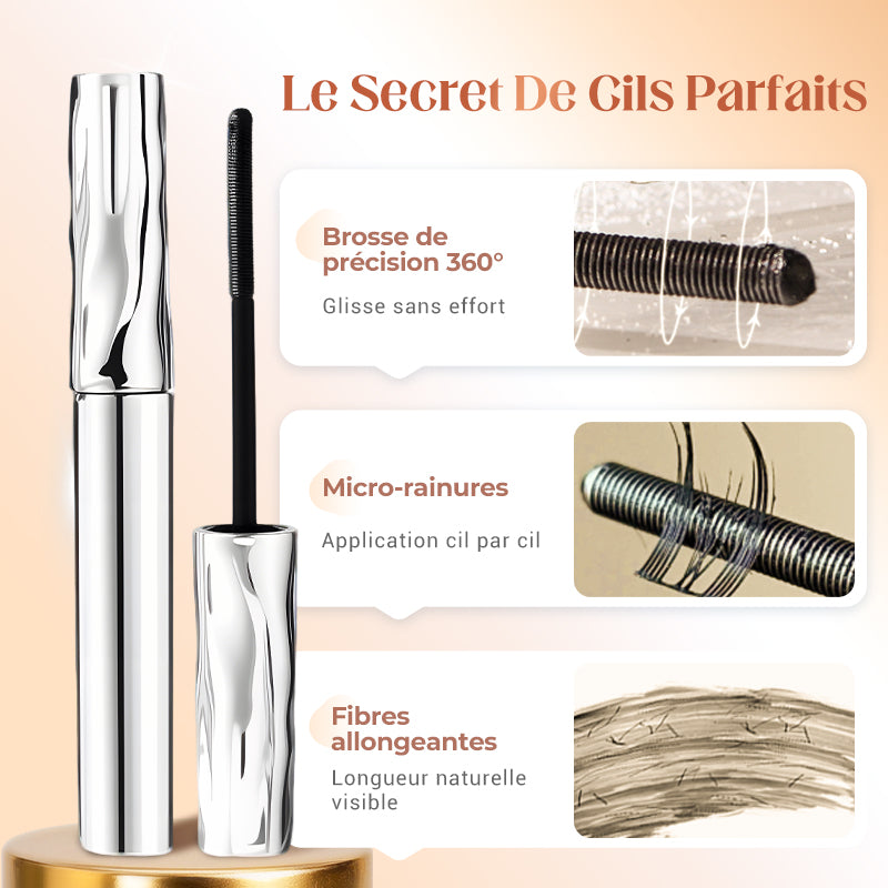 🎁Achetez 1 obtenez 1 GRATUIT✨Mascara Fibre Waterproof – Longueur, courbure & volume intense sans paquets🌟