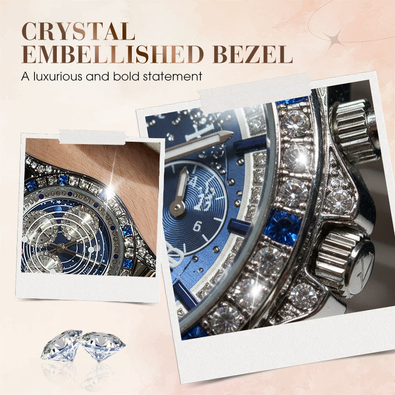 🎄Montre chronographe lumineuse à six aiguilles pour homme