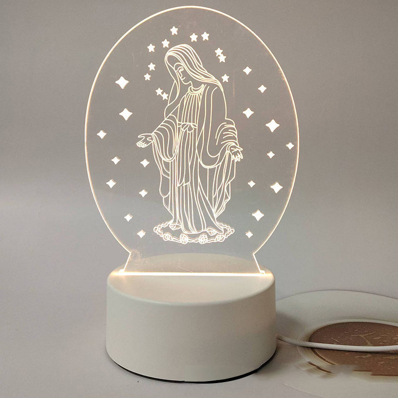 ✝️Lampe de prière vierge