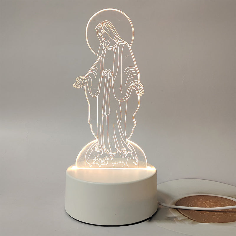 ✝️Lampe de prière vierge