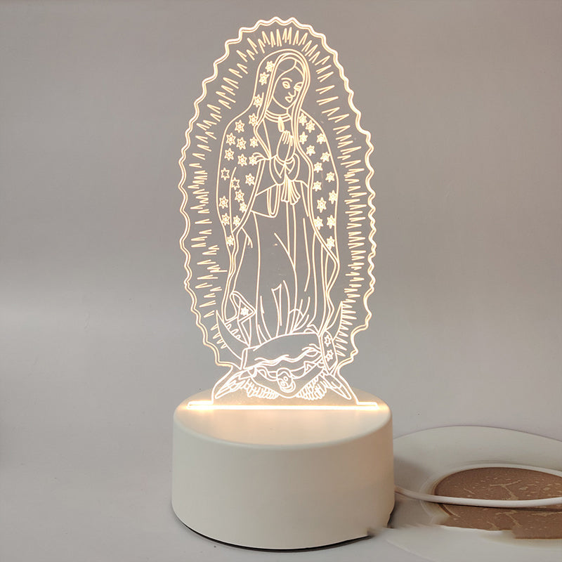 ✝️Lampe de prière vierge