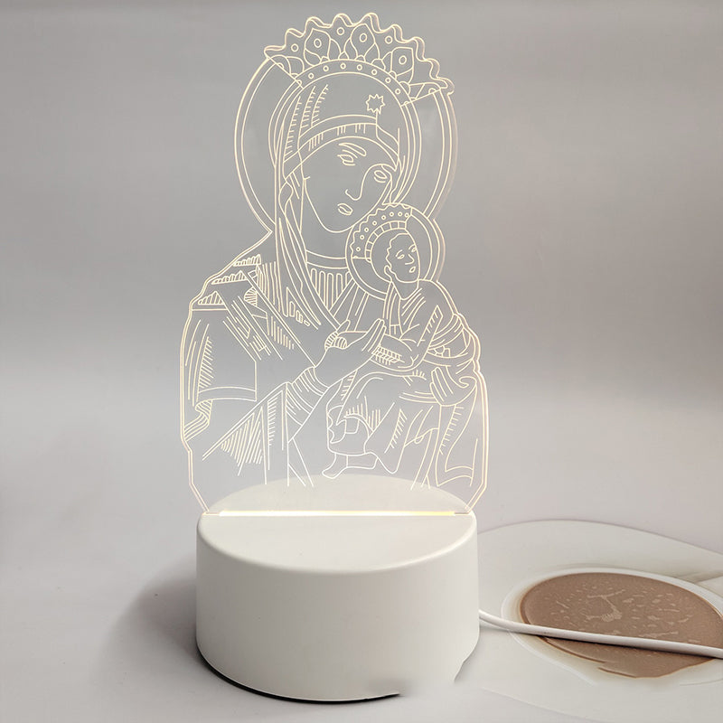 ✝️Lampe de prière vierge