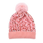 📢50% DE RÉDUCTION✨Bonnet d’Hiver à Pompon & Paillettes Scintillantes – Fausse Fourrure Douce, Ajustement Élastique & Éclat Festif Instantané⚡