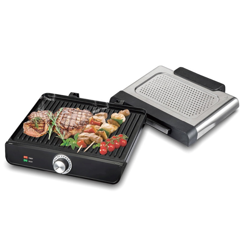 🔥 50% DE RÉDUCTION MAINTENANT ! 🍖 Barbecue d'Intérieur Sans Fumée – Cuisson Saine, Design Compact & Nettoyage Facile ⚡