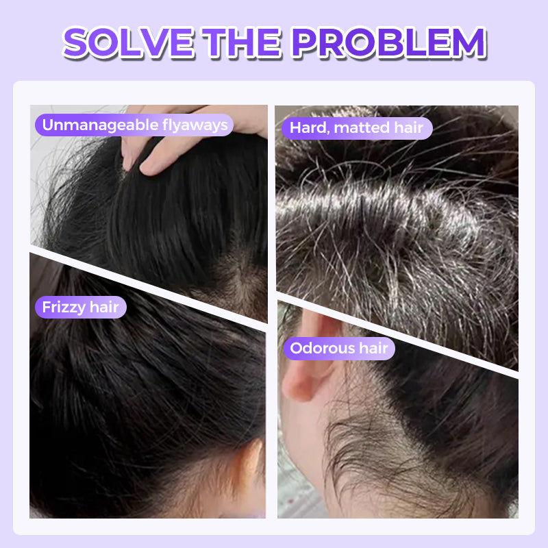 📢📢50 %  DE RÉDUCTION !! ⏰Peigne coiffant avec crème capillaire🦋Votre routine, en ordre✨