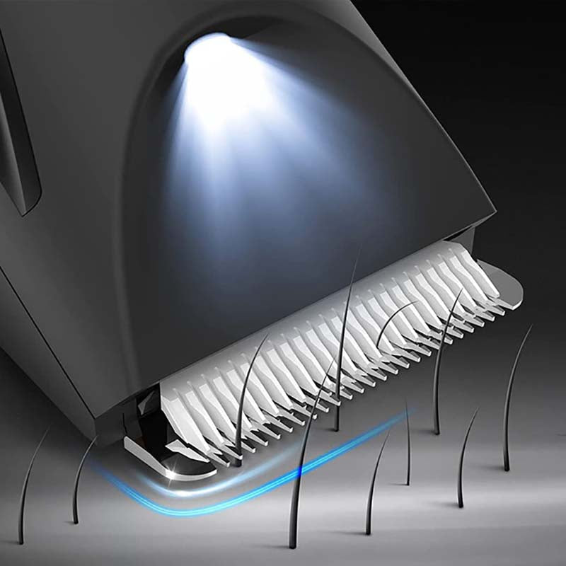 🪒 Rasoir Professionnel Corps & Intimité Homme – Lame en R & IPX7 – 600 mAh, 120 min for Toilettage
