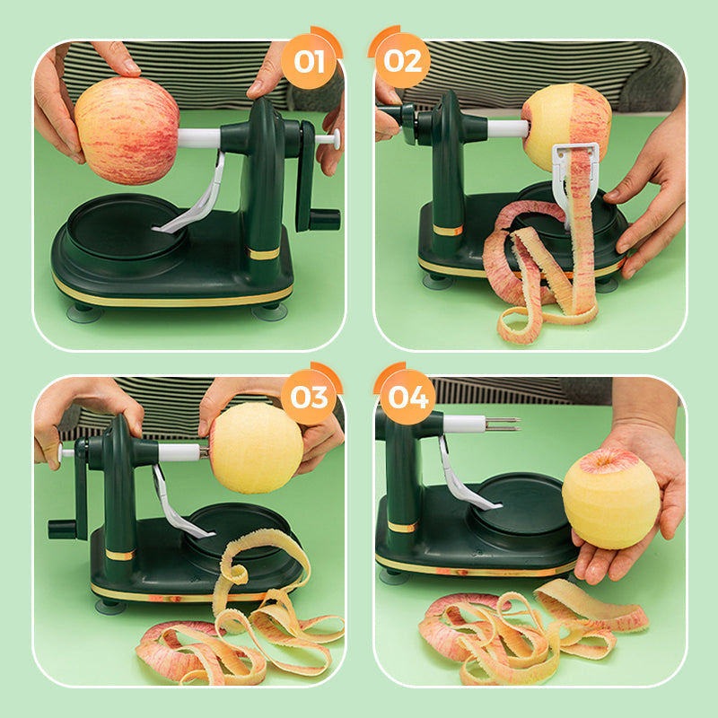 🍎50% DE RÉDUCTION MAINTENANT !🔪Éplucheur à Fruits à Manivelle – Multi-Fruits, Opération Facile & Lames Inox Aiguisées⚡