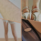 Collants transparents taille haute pour femmes
