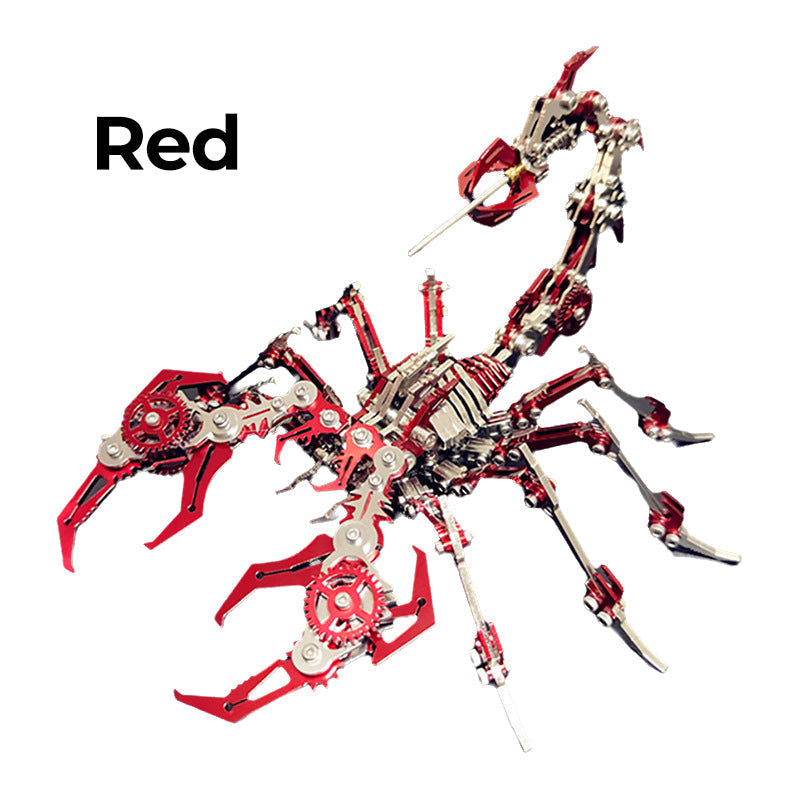 ✨Kit de puzzle métallique 3D « Scorpion » – Modèle mécanique à assembler