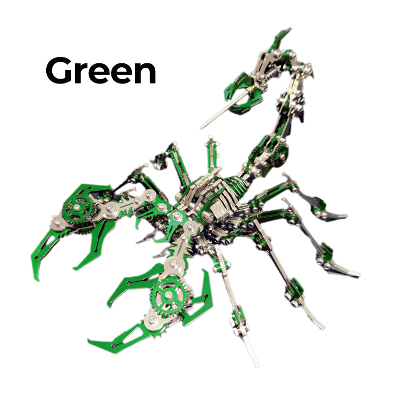 ✨Kit de puzzle métallique 3D « Scorpion » – Modèle mécanique à assembler