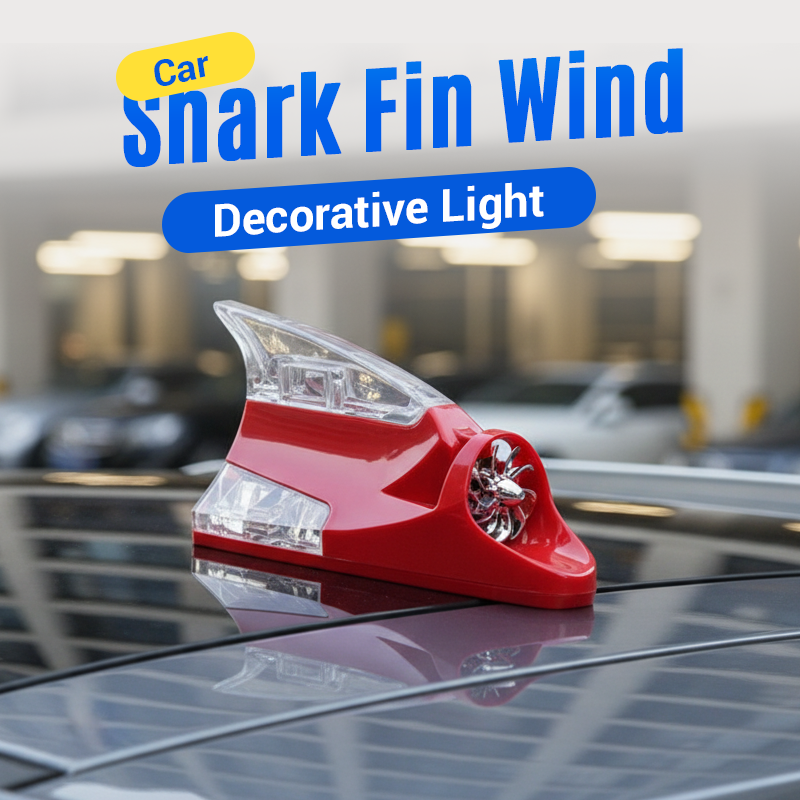 Lumière décorative en forme d'aileron de requin pour voiture