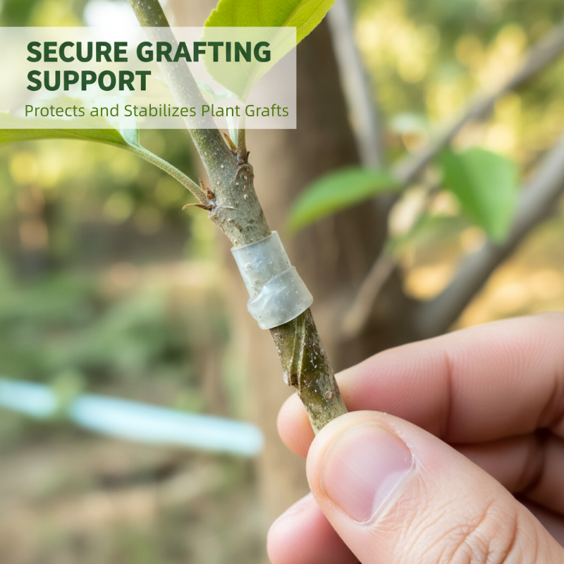 📢📢50% KORTING!🌱✨50 stuks siliconen entingshulzen voor fruitbomen – Hoge slagingskans, biologisch afbreekbaar & zonder gereedschap!