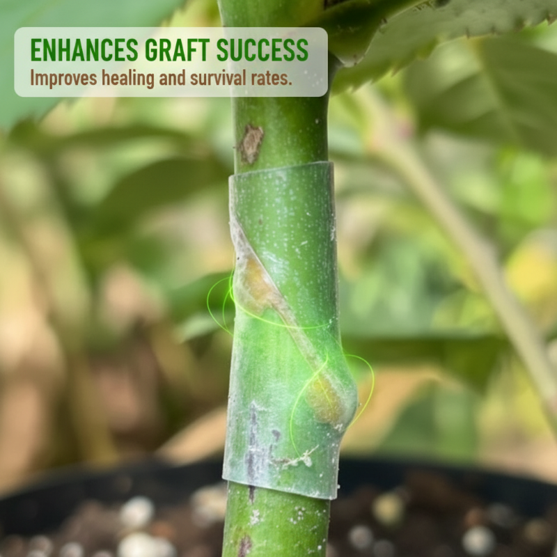 📢📢50% KORTING!🌱✨50 stuks siliconen entingshulzen voor fruitbomen – Hoge slagingskans, biologisch afbreekbaar & zonder gereedschap!