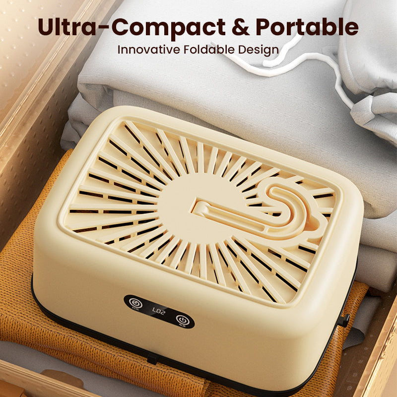 🌬️50% DE RÉDUCTION MAINTENANT❄️Séchoir à Vêtements Portable 600W PTC – Séchage Rapide, Portatif & Idéal pour l'Hiver⚡