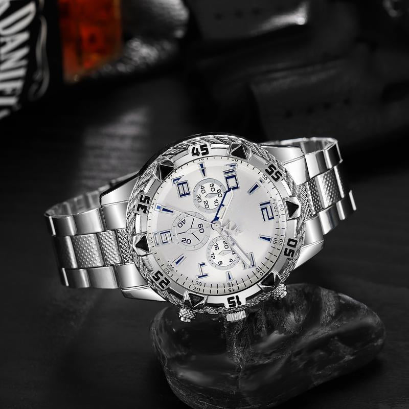 ⏰Ensemble de 6 montres pour homme✨Collection élégante, coffret cadeau raffiné et parfait pour toutes les occasions📦