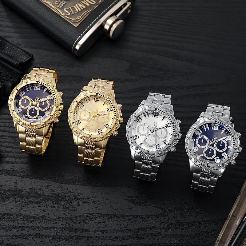 ⏰Ensemble de 6 montres pour homme✨Collection élégante, coffret cadeau raffiné et parfait pour toutes les occasions📦