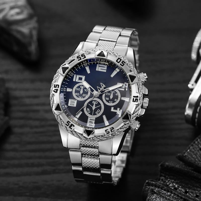 ⏰Ensemble de 6 montres pour homme✨Collection élégante, coffret cadeau raffiné et parfait pour toutes les occasions📦